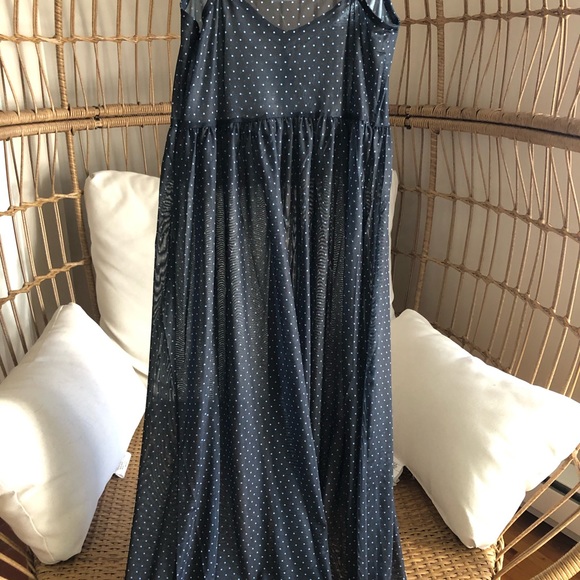 Free People Madeline slip sheer midi dress NWT - Picture 4 of 5
